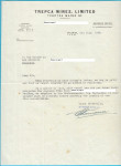 RUDNICI TREPČA - Ured u Solunu (Grčka) memorandum iz 1933.g. * Kosovo