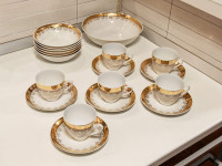 Šalice + zdjelice, 6. kom. - Bohemian Czechoslovakia H&C 12S-68