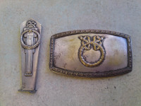 SECESIJSKE APLIKACIJE - 2 KOMADA - ARGENTOR, BEČ.