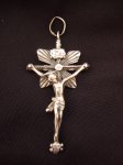 Silver crucifix 18th century -Srebrno raspelo privjesak iz 18.st.