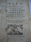 SIMONE OCCHI - "S.VINCENZO FERRERI - VENEZIA, 1757.anno /18.thC.