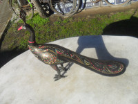 skulptura mesingani paun--zamjene za starine