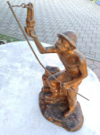 Skulptura rudara - bronca-zamjena za starine
