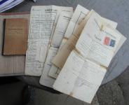 Služinska knjiga iz 1927 godine i stari dokumenti