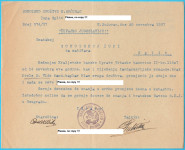 SOKOLSKO DRUŠTVO KAŠTEL SUĆURAC dopis iz 1937. god. * Kaštela Sokol