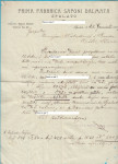 SPALATO (SPLIT) PRIMA FABBRICA SAPONI DALMATA stari memorandum iz 1907