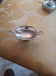 srebrna ovalna zdjelica