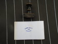 Štambilj jednog starog tokara iz Koprivnice iz 30-ih godina