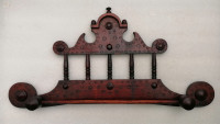 Stara drvena vješalica 65 x 32,5 cm