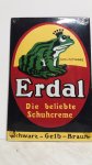 Stara emajlirana reklama ERDAL