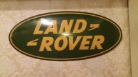 Stara emajlirana reklama LAND ROVER XL