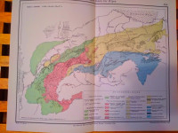 STARA GEOGRAFSKA KARTA ALPE TEKTONSKA KARTA