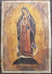 Stara katolička ikona Majko Božja Kraljice Hrvata moli za nas