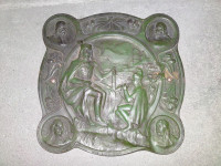 STARA MAĐARSKA ZIDNA TABLA OD GUSA -  1910. g.