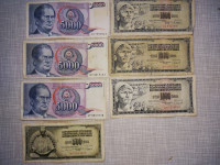 Stare novčanice iz Jugoslavije