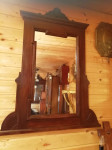 Starinsko drveno ogledalo