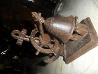 staro stolno zvono--motiv sidro i kormilo-zamjene za starine
