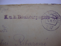 Staro vojno pismo putovalo Makarsku K.u.k,Feld post žig i k.u.k.žig