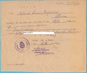 STON (Dubrovnik) - Sreski sud u Stonu ... stari dokument iz 1941. god