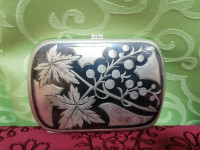 Tabakera - srebro 0,900 - niello - top stanje