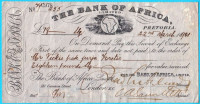 THE BANK OF AFRICA LIMITED Pretoria (1901) *stara mjenica iseljeništvo