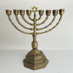 Tradicionalni Židovski Svjećnjak - Hanuka, Menorah, Chanukiah