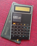 Vintage 1978 calculator Canon Palmtronic LC-5 Crni
