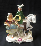Vintage njemačka Grafenthal porculanska figurica konjanik
