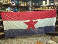 Zastava SR Hrvatske 290 x 130 cm iz 1960-tih godina