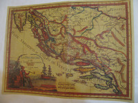 Zemljovidna karta LA DALMAZIA 1792g. SAND-2