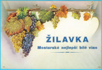 ŽILAVKA (Mostar) stara predratna vinska etiketa iz 1920-tih * vino