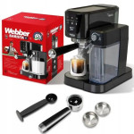 Webber L7 Caldas Aparat za Espresso – 20 bar, One Touch Cappuccino, 13