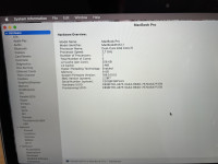 Apple Macbook Pro i5, 8GB RAM, 1 TB NVMe, Retina