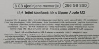 MacBook Air M2 2022.g
256 Gb, 8Gb RAM