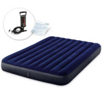 Intex madrac na napuhavanje 203x152x25 cm s klipnom pumpom