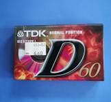 Audio kaseta TDK 60
