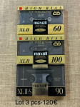 Maxell lot 3 pcs CrO2