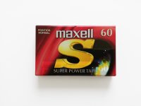 MAXELL Super Power S-60 - Blank audio kazeta/kaseta