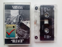 Nirvana "Bleach", glazbena kaseta, Geffen 1992., Europsko izdanje