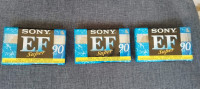 PRAZENE Audio kazete SONY EF 90 NOVO