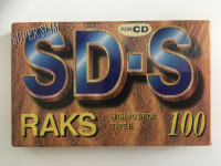 Prazne audio kazete RAKS 100min CrO2 (NOVO/ZAPAKIRANO)