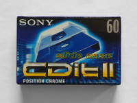 SONY CDit II-60 / Position Chrome, Slide Case / blank