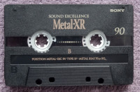 SONY Metal-XR 90 audiokaseta