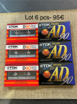 TDK lot 6 kazeta