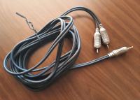 BANDRIDGE audio stereo kabel, 3.5mm (M) - 2x RCA (M), 3m