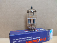 ECC88 - 6DJ8 Amperex - Orange Globe serija - Dimple geter