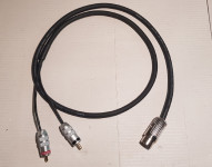 Kabel interkonekcijski za Naim preamp ili int. amp, 2 RCA na 5 pol DIN