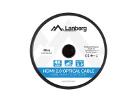 Lanberg CA-HDMI-20FB-0300-BK optical cable HDMI M/M 30m v2.0 4K