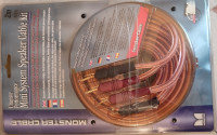 Monstar Cable - zvučnički kabeli 2 x 2.0 m bakar