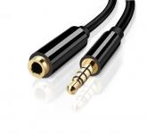 Optimus audio ekstenzioni kabel, 1.5m, crni